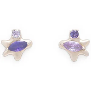 Earrings | Collina Strada AMETHYST STELLA STUDS