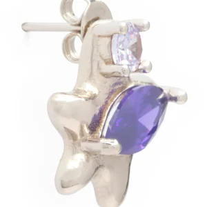 Earrings | Collina Strada AMETHYST STELLA STUDS