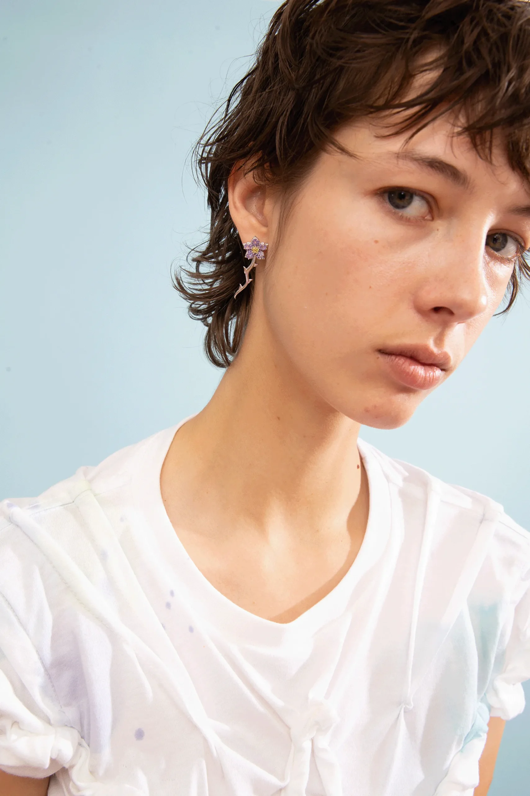 amethyst_vine_earring_1.webp Earrings | Collina Strada AMETHYST VINE EARRING