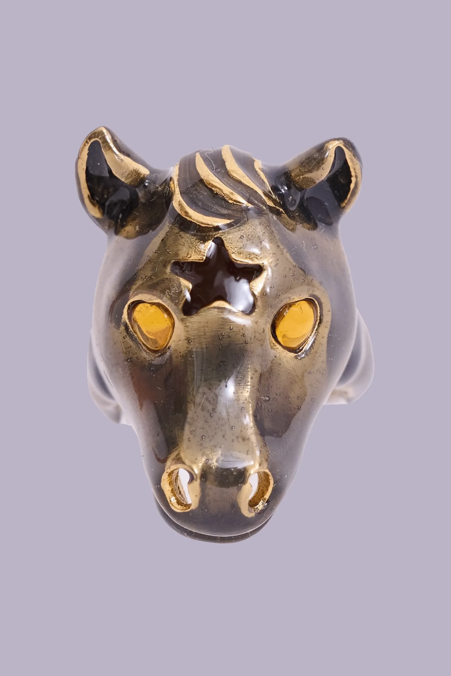 antique_gold_baby_pony_ring_0.webp Rings | Collina Strada ANTIQUE GOLD BABY PONY RING