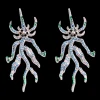 Earrings | Collina Strada AQUAMARINE SPIKE MONSTER EARRING