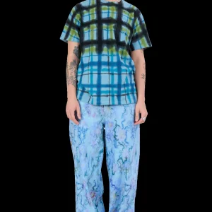 Tops | Collina Strada AURORA PLAID PIERCED TEE