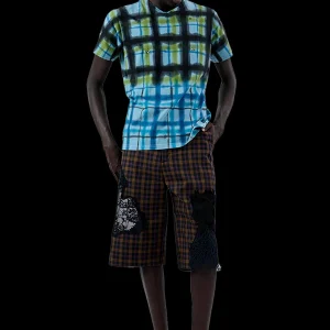 Tops | Collina Strada AURORA PLAID PIERCED TEE