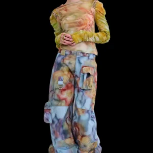 Pants | Collina Strada BARBED FLORAL GARDEN CARGO PANT