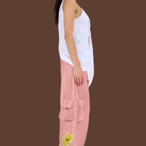 Pants | Collina Strada BASICALLY MELON LAWN CARGO PANT