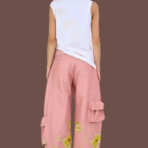 Pants | Collina Strada BASICALLY MELON LAWN CARGO PANT