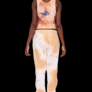 Pants | Sweaters & Sweats | Collina Strada BEIGE COW RHINESTONE SWEATPANT