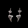 Earrings | Collina Strada BLACK DIAMOND RHINESTONE HORN STUDS