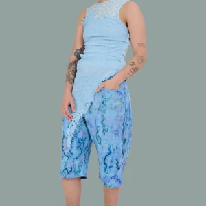 Pants | Collina Strada BLUE THORN MIKAELA JORTS