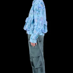 Outerwear | Collina Strada BLUE THORN NASH JACKET