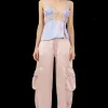 Pants | Collina Strada BLUSH KELLY CARGO PANT