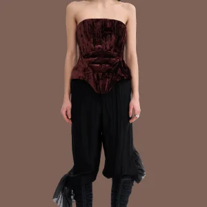 Tops | Collina Strada BROWN STRONG CORSET