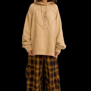 Sweaters & Sweats | Collina Strada CAMEL HEART HOODIE