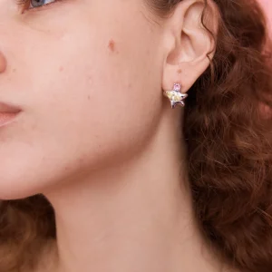 Earrings | Collina Strada CANARY SOFT PINK STELLA STUDS