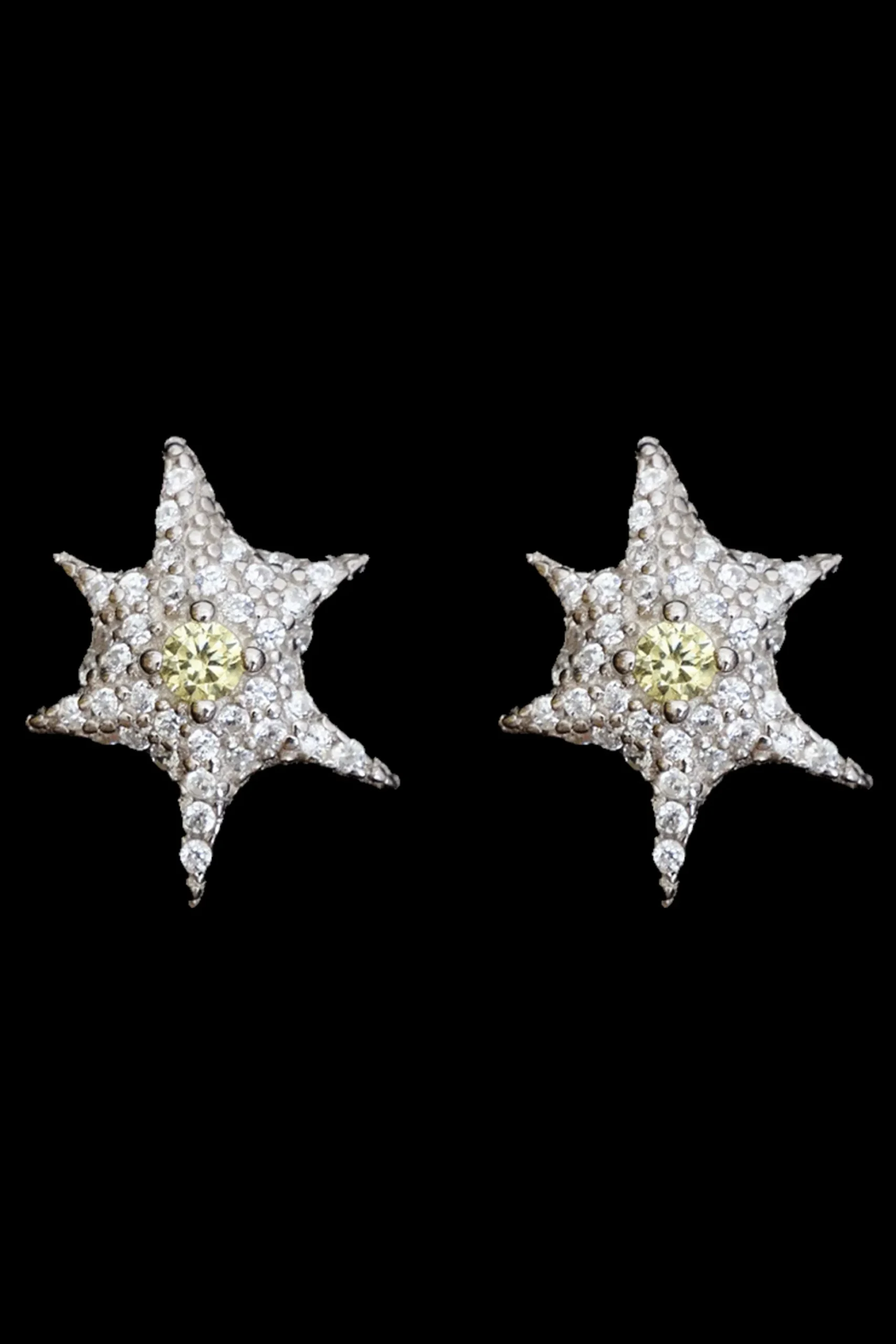 canary_starburst_studs_0.webp Earrings | Collina Strada CANARY STARBURST STUDS