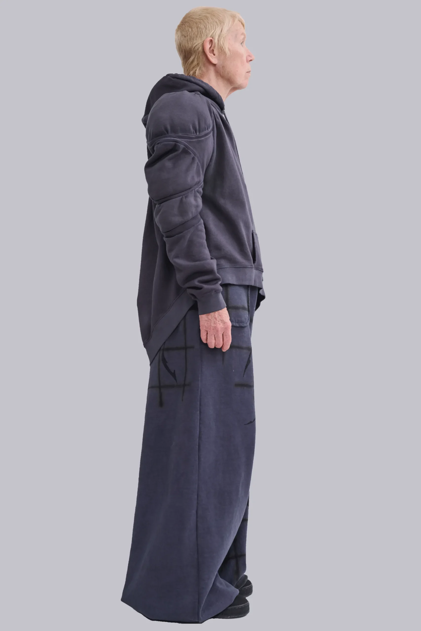 charcoal_cs_gym_muscle_wave_hoodie_3.webp Sweaters & Sweats | Collina Strada CHARCOAL CS GYM MUSCLE WAVE HOODIE