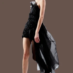 Dresses | Collina Strada CHARCOAL JAZZELLE GOWN
