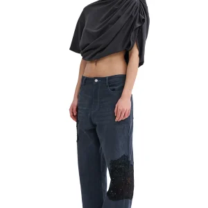 Pants | Collina Strada CHARCOAL MIKAELA JEAN