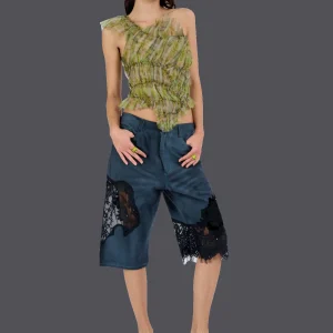 Pants | Collina Strada CHARCOAL MIKAELA JORTS