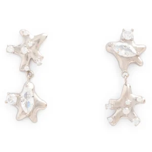 Earrings | Collina Strada CLEAR STAR DANGLE EARRINGS