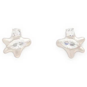 Earrings | Collina Strada CLEAR STELLA STUDS