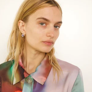 Earrings | Collina Strada CLEAR STELLA STUDS