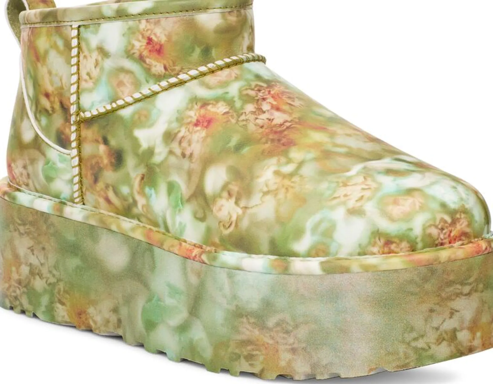 collina_strada_x_ugg_ultra_mini_platform_green_floral_1.webp Shoes | Collina Strada X UGG ULTRA MINI PLATFORM GREEN FLORAL