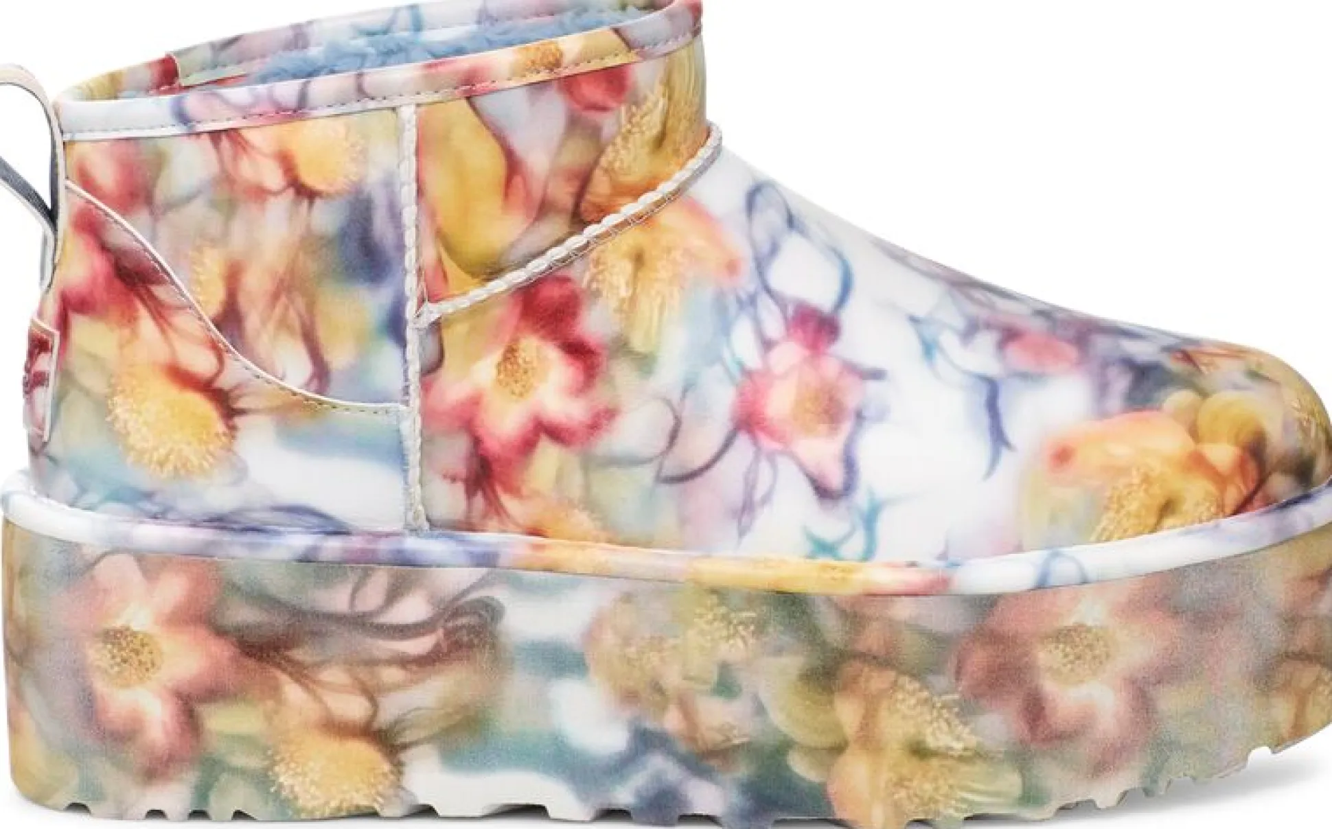 Shoes | Collina Strada X UGG ULTRA MINI PLATFORM LIGHT BLUE FLORAL