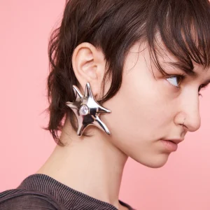 Earrings | Collina Strada CRYSTAL CLEAR CELESTE EARRING