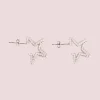 Earrings | Collina Strada CRYSTAL CLEAR RHINESTONE STAR EARRINGS