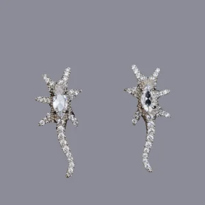 Earrings | Collina Strada CRYSTAL CLEAR STAR TRAIL EARRINGS