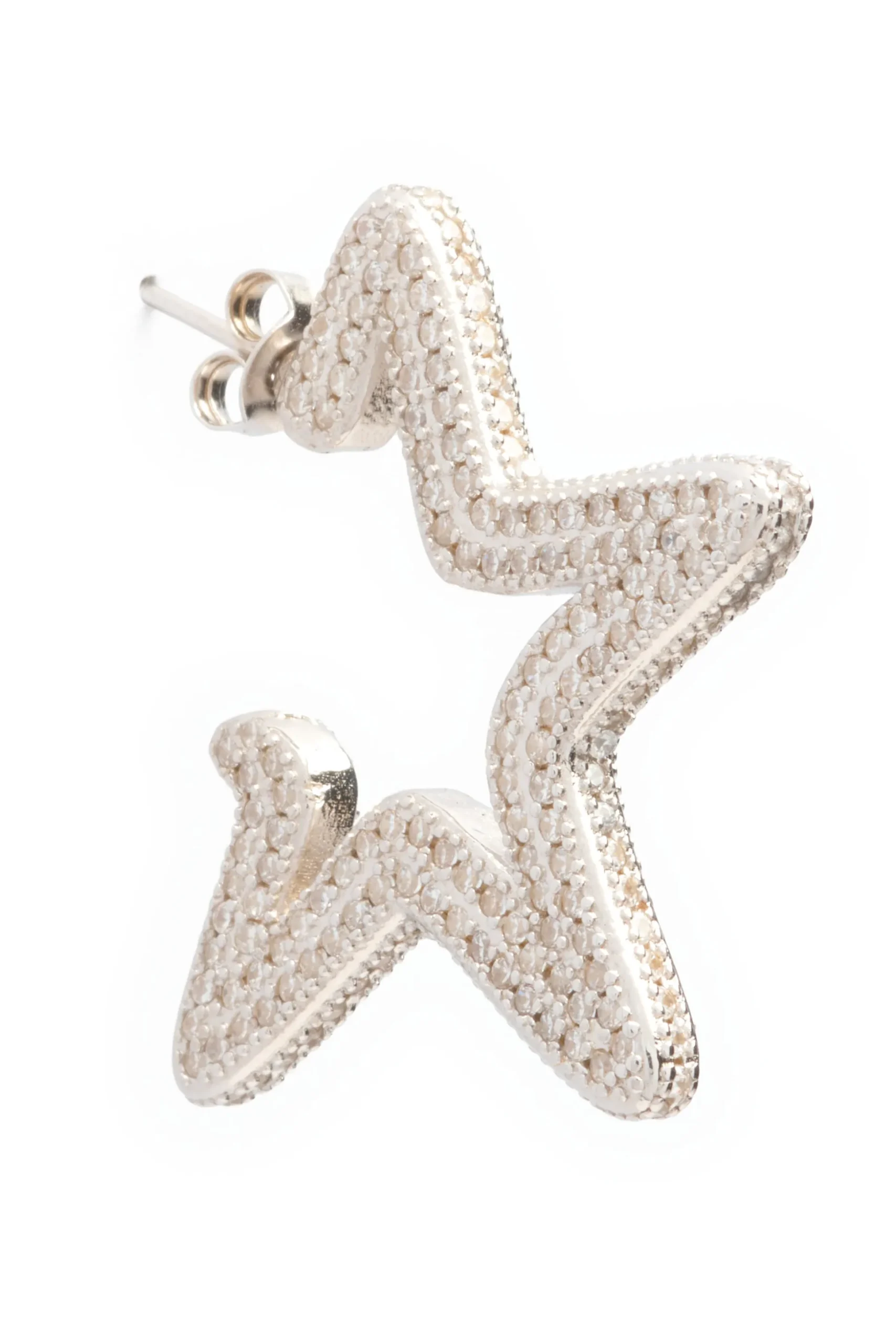 crystal_clear_super_star_hoops_1.webp Earrings | Collina Strada CRYSTAL CLEAR SUPER STAR HOOPS