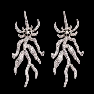 Earrings | Collina Strada CRYSTAL SPIKE MONSTER EARRING