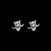 Earrings | Collina Strada CRYSTAL SPIKE MONSTER STUDS