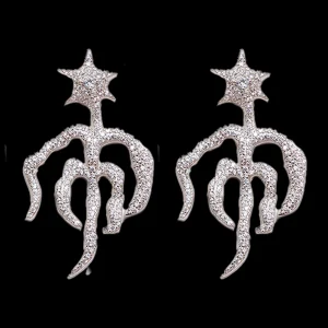 Earrings | Collina Strada CRYSTAL SPROUTING STAR EARRING