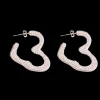 Earrings | Collina Strada CRYSTAL SUPER HEART HOOP
