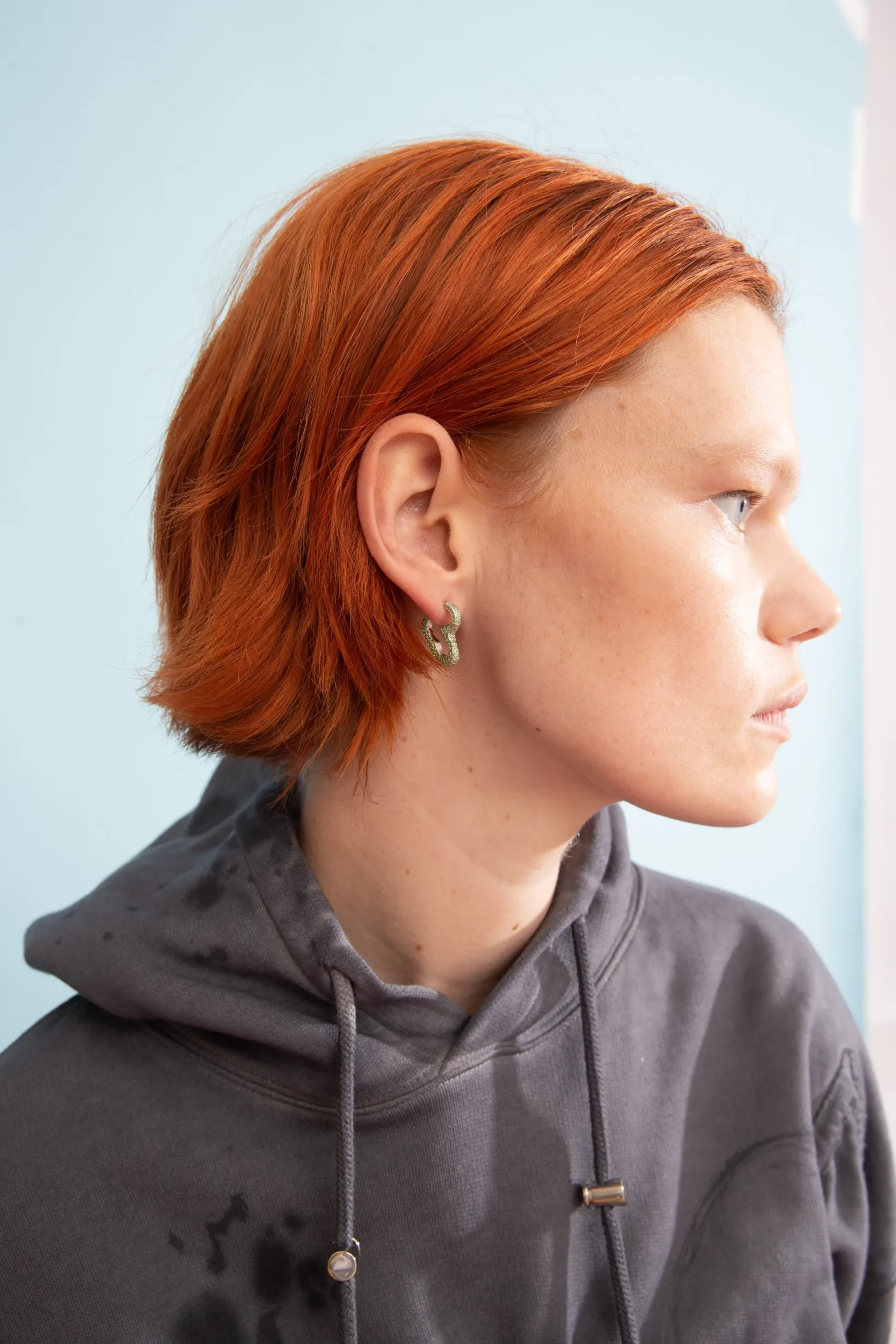 crystal_super_heart_hoop_1.webp Earrings | Collina Strada CRYSTAL SUPER HEART HOOP