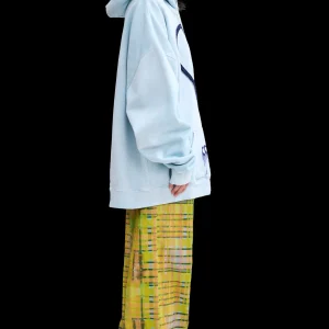 Sweaters & Sweats | Collina Strada DUSTY BLUE HEART HOODIE