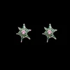 Earrings | Collina Strada EMERALD STARBURST STUDS