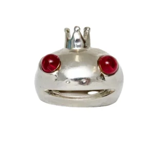 Rings | Collina Strada FROG PRINCE RING SILVER-PINK