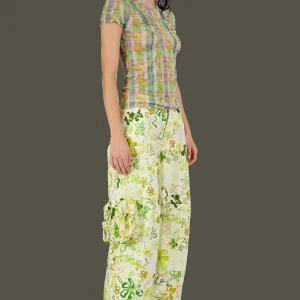 Pants | Collina Strada GECKO DOODLE LAWN CARGO PANT