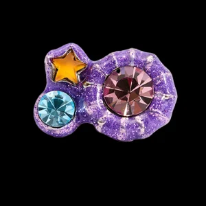 Rings | Collina Strada GLITTER LILAC CANDY GEM RING