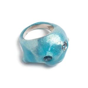 Rings | Collina Strada GLITTER SKY DOLPHIN BABY RING