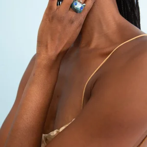 Rings | Collina Strada GLITTER SKY PRINCESS BEAR RING