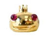 Rings | Collina Strada GOLD PINK FROG PRINCE RING
