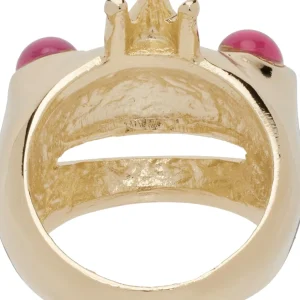 Rings | Collina Strada GOLD PINK FROG PRINCE RING