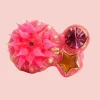 Rings | Collina Strada GOLD PINK SPECK CANDY SPIKE RING