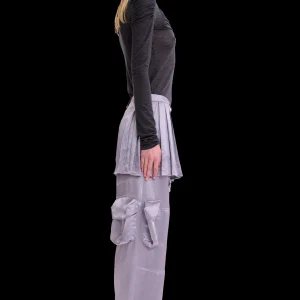 Skirts | Pants | Collina Strada GREY CLOVER SKIRT CARGO PANT