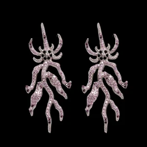 Earrings | Collina Strada LIGHT ROSE SPIKE MONSTER EARRING