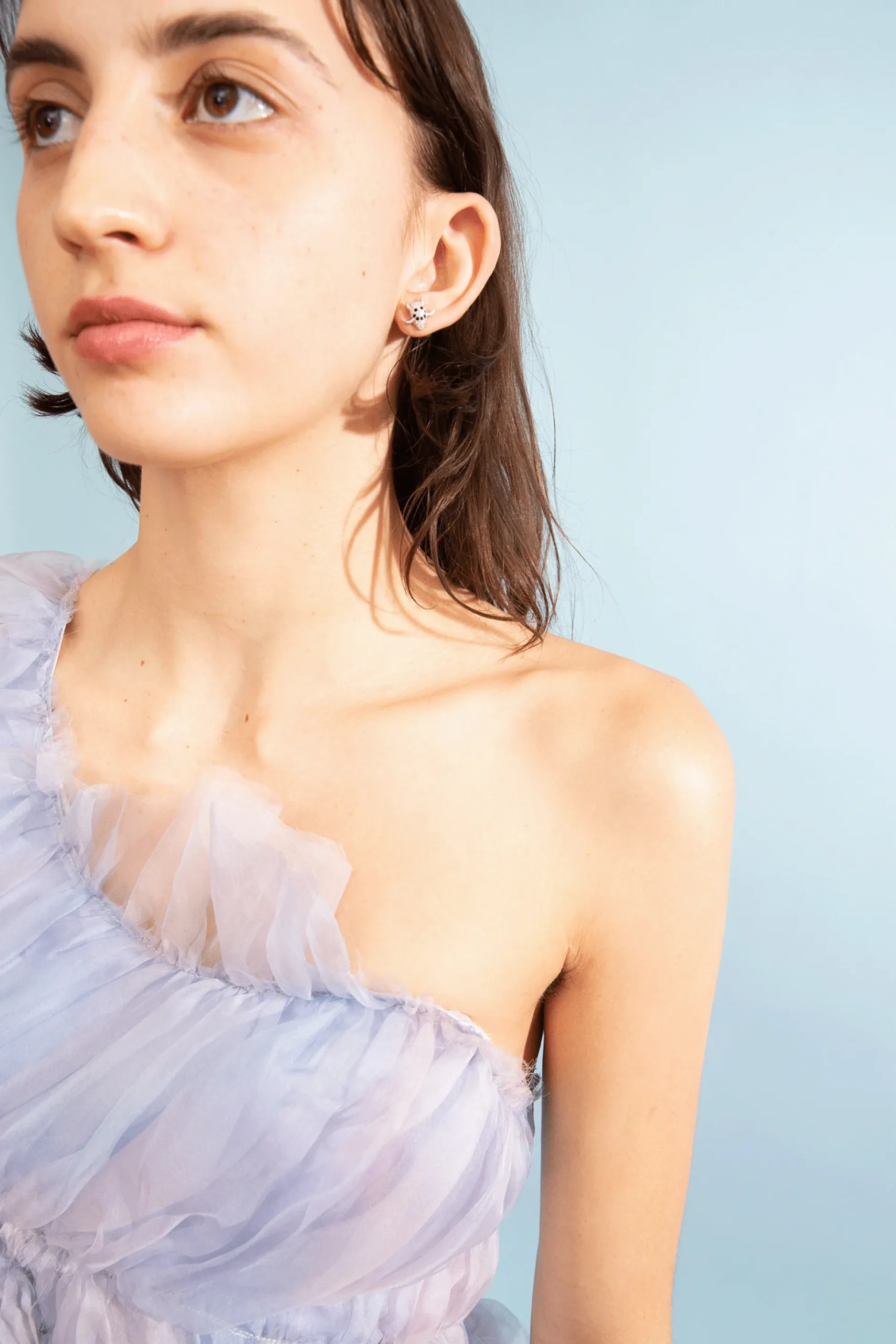light_rose_spike_monster_mix_earring_2.webp Earrings | Collina Strada LIGHT ROSE SPIKE MONSTER MIX EARRING